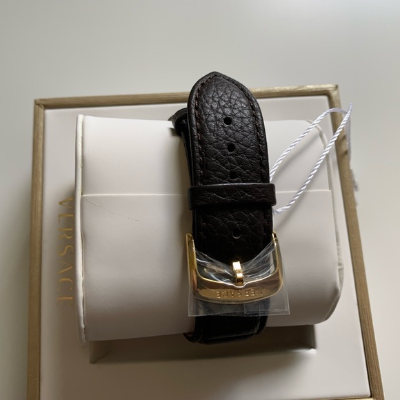 SOLD - VERSACE AIAKOS SPECIAL WATCH IN BROWN 44mm - Picture 12 of 16